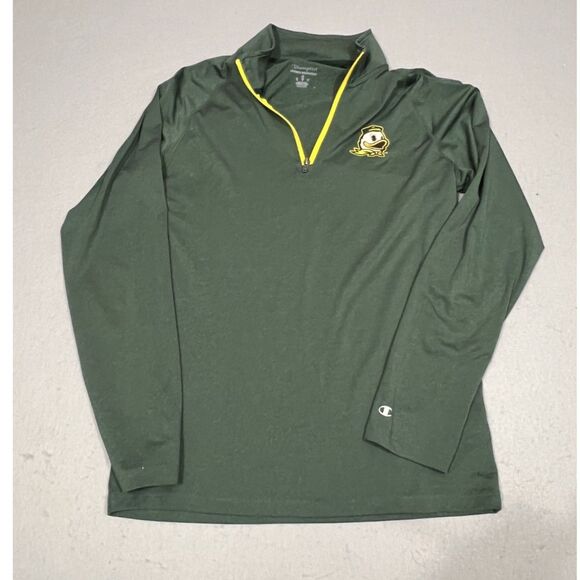 Oregon Ducks Green Long Sleeve Champion Adult Medium - Picture 1 of 3